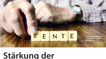 Stärkung der Betriebsrente