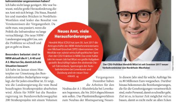 Was sind Ihre Ziele als NRW-Verkehrsminister?