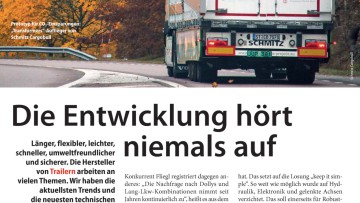 Die Entwicklung hört niemals auf
