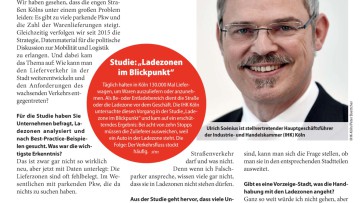 Wie lassen sich Ladezonen optimieren?