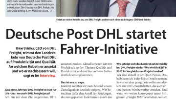 Deutsche Post DHL startet Fahrer-Initiative