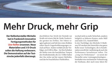 Mehr Druck, mehr Grip