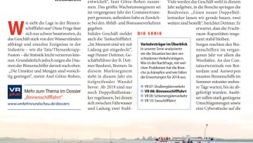 Es geht auf dem Fluss aufwärts