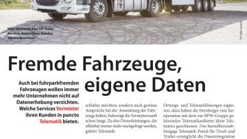 Fremde Fahrzeuge, eigene Daten