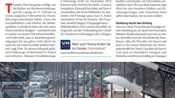 Das Damoklesschwert der Fahrverbote