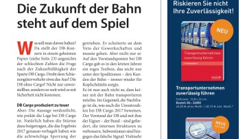 DB Cargo: Die Zukunft der Bahn steht auf dem Spiel