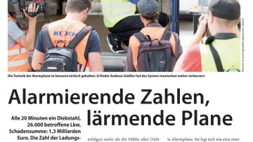 Alarmierende Zahlen, lärmende Plane