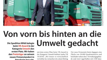 Von vorn bis hinten an die Umwelt gedacht