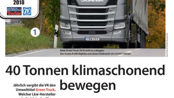 40 Tonnen klimaschonend bewegen