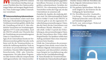 Fit für die DSGVO in fünf Schritten