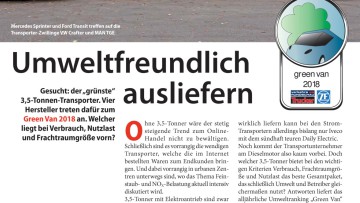 Umweltfreundlich ausliefern
