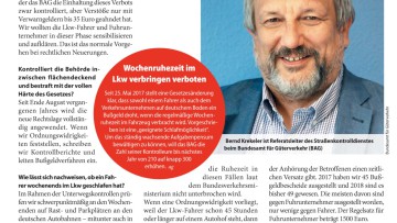 Wie prüft das BAG, ob ein Fahrer im Lkw schläft?