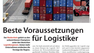 Beste Voraussetzungen für Logistiker
