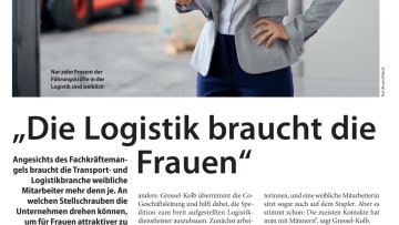 "Die Logistik braucht die Frauen"