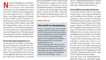 Zollstreit mit USA droht zu eskalieren