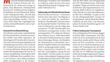 Scheuers 100-Tage-Bilanz