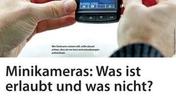 Minikameras: Was ist erlaubt und was nicht?