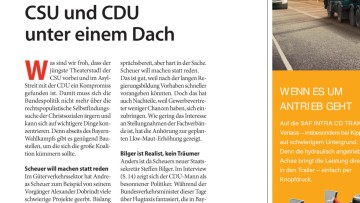 Bundesverkehrsministerium: CSU und CDU unter einem Dach
