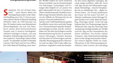 Intralogistische Leistungsschau