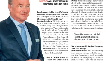 "In drei Jahren scheide ich aus"