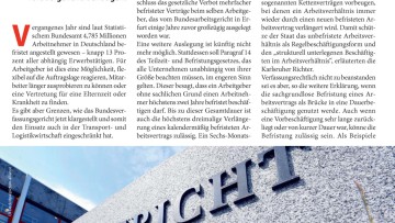Dauerhaft, ohne Grund ist nicht erlaubt