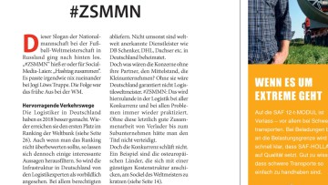 Deutschland wieder Logistik-Weltmeister: #ZSMMN