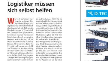 Lkw-Fahrermangel: Logistiker müssen sich selbst helfen