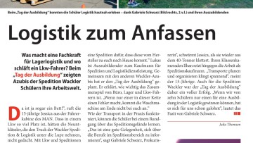 Logistik zum Anfassen