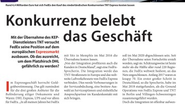 Konkurrenz belebt das Geschäft