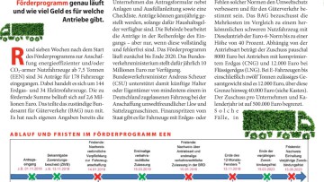 Finanzspritze für klimafreundliche Lkw