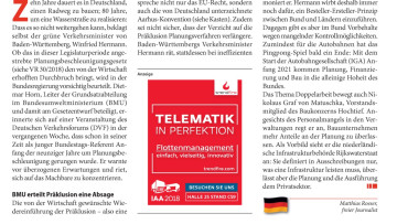 Nachbesserung nötig bei Baugesetz