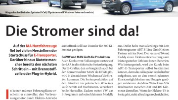 Die Stromer sind da!