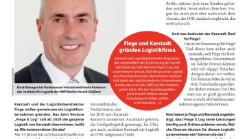 Warum holt Karstadt die Logistik zurück?