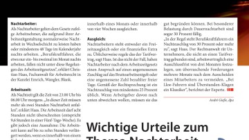 Darauf müssen Sie bei Nachtschichten achten