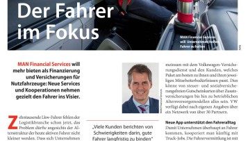 Der Fahrer im Fokus