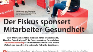 Der Fiskus sponsert Mitarbeiter-Gesundheit