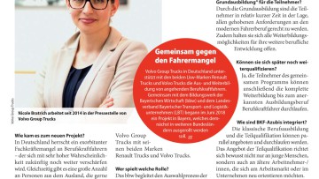 Wie hilft Volvo Trucks, Fahrer zu finden?