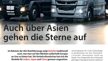 Auch über Asien gehen die Sterne auf