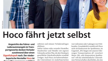Hoco fährt jetzt selbst