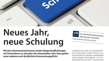 Neues Jahr, neue Schulung
