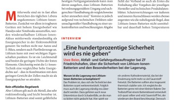 Brandgefährliches sicher lagern