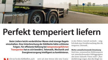 Perfekt temperiert liefern