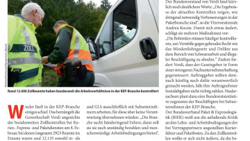 Zoll deckt viele Verstöße in der KEP-Branche auf