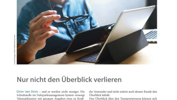 Nur nicht den Überblick verlieren