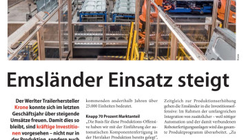 Emsländer Einsatz steigt