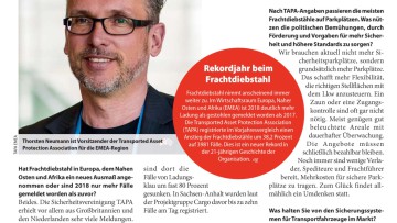 Gehen Frachtdiebe immer cleverer vor?