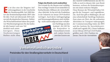 Frachtraten steigen auch im neuen Jahr an