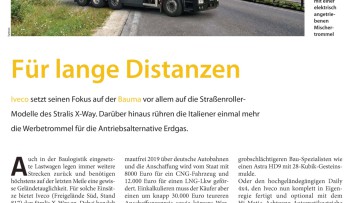 Für lange Distanzen