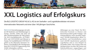 XXL Logistics auf Erfolgskurs