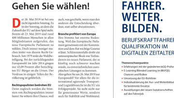 Europawahl: Gehen Sie wählen!